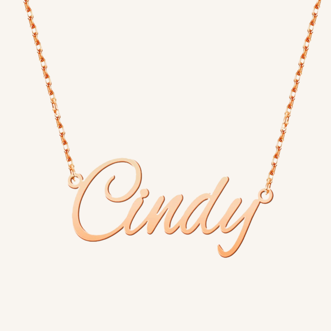 Nova Personalized Name Necklace in Sterling Silver