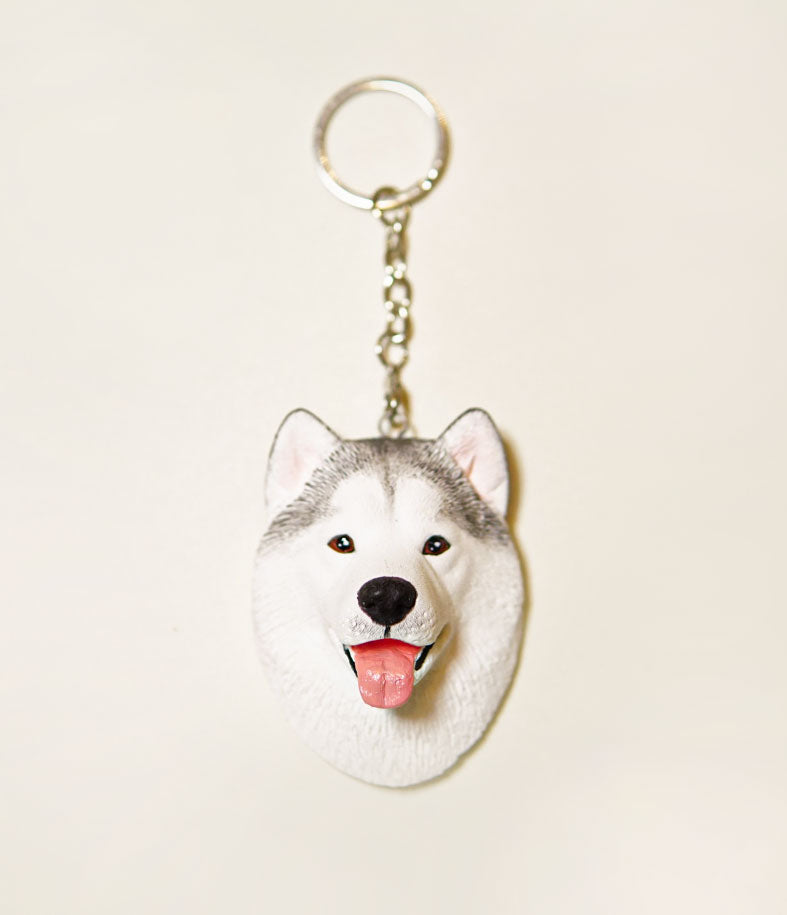 Lifelike Pet Sculpture Keychain