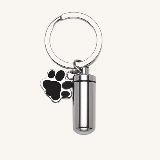 The Paw Personalized Pet Memorial Cremation Keychain