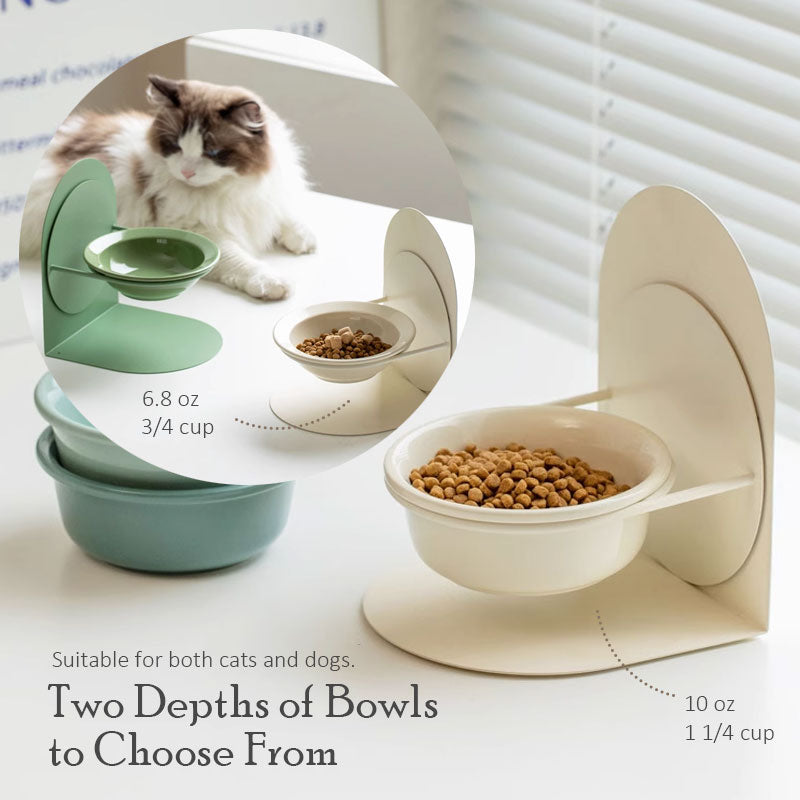 Mello Ceramic Pet Bowl with Magnetic Stand