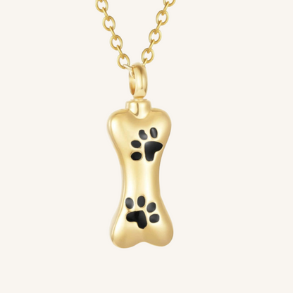 The Bone Personalized Pet Memorial Cremation Urn Necklace