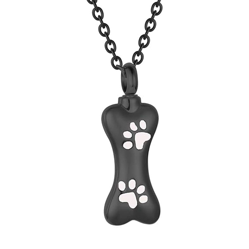 The Bone Personalized Pet Memorial Cremation Urn Necklace