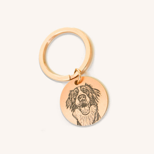 Personalized Pet Face Keychain