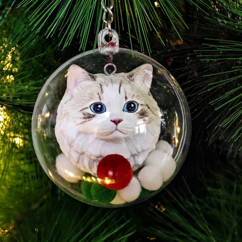 Lifelike Pet Christmas Tree Ball Ornament