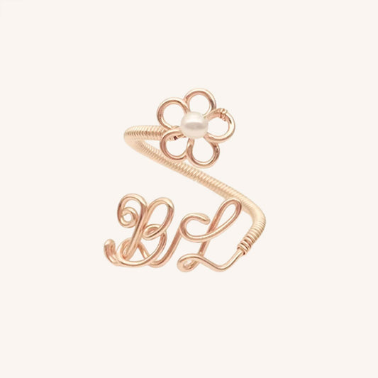 Amour Personalized Name Ring