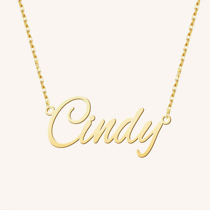 Nova Personalized Name Necklace in Sterling Silver