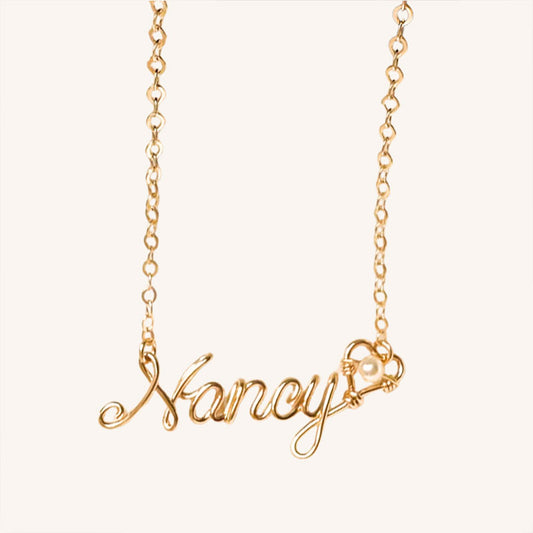 Amour Personalized Name Necklace